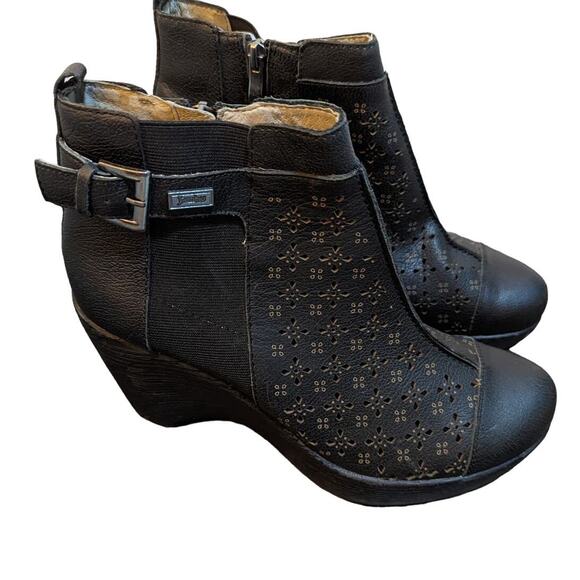Jambu Women's Platform Wedge Boot Leather/Textile upper Size 10 - Picture 1 of 6